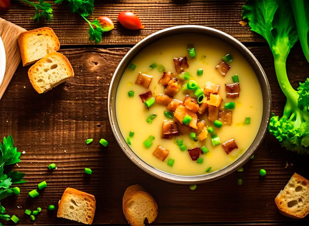 Deftige Kartoffelsuppe
